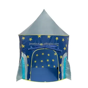 JT058 Venda quente Durável Crianças Pop Up Rocket Ship Play Tent