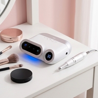 Máquina Profesional Eléctrica para Uñas con Motor de Escobillas 30000 RPM 35W, Lima y Pulidora Portátil para Uñas, Tallado y Pulido JSDA JD600