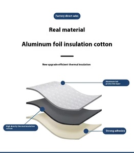 Mái nhiệt vật liệu cách nhiệt cao su và nhựa lá nhôm tự dính cách nhiệt bông - Product Image 3