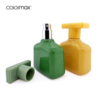 Flacon de parfum en verre de luxe personnalisé 50 ml, [CONCEPTION GRATUITE], MOQ FLEX 10K pour 5 couleurs, -0,08 MPa, étanche, ISO BSCI, vente en gros.