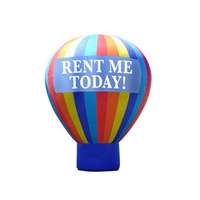 Ballon au sol gonflable coloré imprimé d'extérieur Ballon géant gonflable personnalisé Ballon gonflable sur le toit