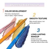 Crayon Gel Eyeliner Caméléon Imperméable Cosmétiques Marque Blanche Vente en Gros Personnalisée Végétalien Scintillant Coloré
