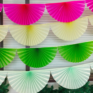 Tissue Paper Bunting <b>Garland</b> for Birthday Easter Christmas Valentine's Day <b>Halloween</b> Parties-10' Length CE-2P115 - Product Image 2