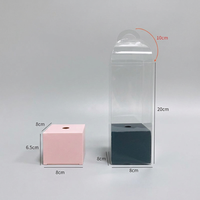 Boîte Cadeau Luxe Transparente pour Fleurs, avec Poignée Portable, Design Arche, Emballage PVC pour Roses, Idéale pour la Saint-Valentin, Mariages et Décorations de Fête