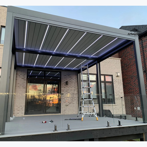 Pergola da Esterno Airfun di Alta Qualità, Personalizzabile, in Alluminio di Foshan, con <span class=keywords><strong>Staffe</strong></span> <span class=keywords><strong>per</strong></span> Gazebo e Padiglione - Product Image 6
