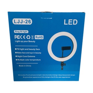Anneau lumineux pour diffusion en direct 10 pouces avec trépied par MZG - Support de téléphone OEM Anneau lumineux <span class=keywords><strong>LED</strong></span> circulaire - Product Image 4