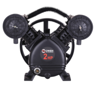 Compresseur d'air à piston entraîné par courroie 2HP et 3HP, tête de pompe pour usage industriel, pour compresseurs d'air neufs et d'occasion