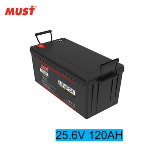 แบตเตอรี่ลิเธียมไอออน MUST Lifepo4 24V 120AH แบตเตอรี่ลิเธียมไอออนฟอสเฟต 100AH 120AH แบตเตอรี่โซลาร์เซลล์สำหรับระบบออฟกริดสำหรับเก็บพลังงานแสงอาทิตย์ - Product Image 5