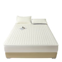 Nouvelle Housse de Matelas Matelassée Simple 2026 avec Fermeture Éclair, Drap Housse Entièrement Fermé sur 6 Côtés, Utilisation Toutes Saisons pour Matelas à Ressorts