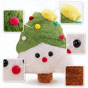 Professional Factory Verified Supplier <b>Soft</b> Fluffy PP Cotton Christmas Tree Plush CE EN71 ASTM Certified <b>Stuffed</b> <b>Toy</b> Kids - Product Image 2