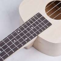 Wholesale Wood Color DIY Ukulele Unfinished Music Toy Kids Mini Ukulele Guitar Toy Educational Musical Instrument Children's Toy