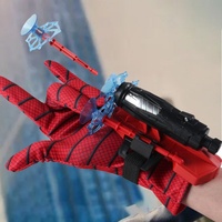 Divertido Juguete Educativo de Spider-Man, Figura de Spider-Man, Juego de Lanzador de Plástico para Niños, Juego de Lanzador de Muñeca, Juguetes de Spider-Man