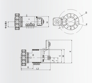 Rodamiento de herramienta de acero de alta resistencia serie BMT BMT55 BMT65 para torno, 12/16 posiciones NC NC NC NC TU - Product Image 3
