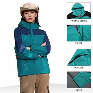Chaqueta impermeable <span class=keywords><strong>de</strong></span> montaña para hombre y mujer, abrigo con capucha a prueba <span class=keywords><strong>de</strong></span> viento para exteriores, chaquetas informales para parejas, montar, correr, senderismo - Product Image 6
