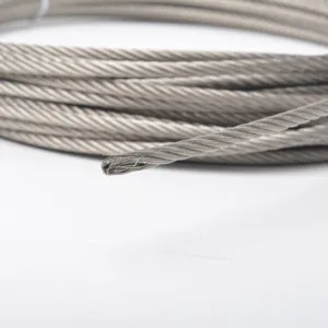 Compacted 19X19 Bright Rotation Resistant 8x19steel wire rope,galvanized ungalvanized steel wire rope suppliers