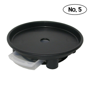 Bandeja Circular Negra Resistente a Impactos Número 5 para Macetas, Recipiente para Agua, Base de Plástico PP Grueso y Resistente para Macetas - Product Image 3
