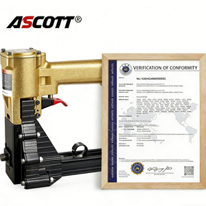 Agrafeuse pneumatique professionnelle efficace pour cartons ADCS-<span class=keywords><strong>19</strong></span>/ADCS-22 – Outil de fermeture et de scellage de cartons, agrafeuse à air comprimé - Product Image 5