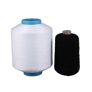 Fil élastique en polyester 40D à double couverture, vente d'usine chinoise, dcy