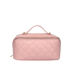 Bolsa de Cosméticos de Nailon PU Personalizada de Fábrica BSCI, Bolsa de Maquillaje Acolchada Profesional - Product Image 3