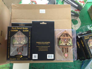 Grobhandelskarikatur-schaugel scherzt Jungen-Wand-Wand-quartz-Uhr-decorative Uhr-Geschenk-Jungen-kuhlschung-upkleber-Kuckucksuh - Product Image 4