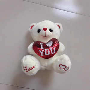 Orsacchiotto di San Valentino all'Ingrosso - Peluche Personalizzato a Forma di <span class=keywords><strong>Cuore</strong></span>, Morbido Animale di Pezza Regalo per la Fidanzata - Product Image 4