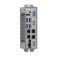 Mini PC Yantronic J6412 /N97/N100 à double écran, 4 ports LAN, multi-USB, PC embarqué pour système de calcul en périphérie IoT en usine