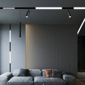 Système d'éclairage moderne sur <span class=keywords><strong>rail</strong></span> RVB 5-15W 48v led <span class=keywords><strong>spot</strong></span> magnétique réglable sur <span class=keywords><strong>rail</strong></span> <span class=keywords><strong>avec</strong></span> <span class=keywords><strong>rail</strong></span> magnétique - Product Image 1
