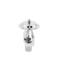 Têtes de sprinklers à déclenchement à sec (types suspendus/verticaux/à fixation murale) en laiton chromé, certifiées ISO et CCC