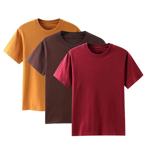 Camisetas de Manga Corta para Hombre, Casuales, Personalizadas, de Alta Calidad BSCI, 100% Algodón, Tejido Sólido, Corte Holgado, Transpirables, con Logotipo Personalizado Impreso - Product Image 1