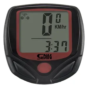 Großhandel Fahrrad-Tapetuhr Cable Timer Lcd wasserdicht Mountainbike-Radfahrt-Computer-Tapetuhrzubehör