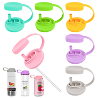 Couvre-boîte en silicone pour sodas et colas, couvercle réutilisable anti-poussière et anti-fuite avec trou pour paille, bouchon pour boissons gazeuses