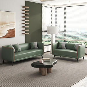 Juego de Sofás Cuadrados de Estilo Nórdico para Sala de Estar, 2 y 3 Plazas, Tapizados con Relleno de Espuma, Diseño Moderno, para Apartamentos Pequeños o Casas de Alquiler - Product Image 3