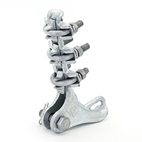 Collier de serrage multi-boulons à tension boulonnée pour conducteurs de lignes électriques aériennes ACSR AAC