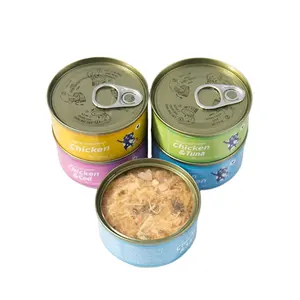 Private Label Cat Food Wet Canned Wholesale Canned Cat Food Multiple Flavors Cat Can Food