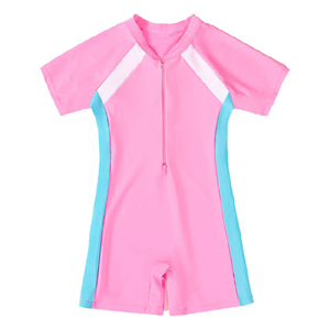 Costumi da bagno per bambini per bambini e bambine costumi interi per bambini e bambini grandi a maniche corte hot spring beach sun pro - Product Image 5
