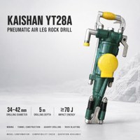 Perceuse pneumatique à colonne d'air KAISHAN YT28A 34-42mm pour le forage de roches dans les mines, les tunnels et les carrières