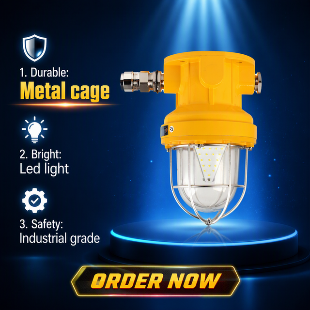 CFD1-L 304 Aluminum Alloy 50W IP66 Rated Marine LED Explosion Proof Light 6000K 85V-265V Pendant Work Light CREE Beads