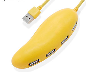 Loạt Trái Cây Xoài Hình <span class=keywords><strong>4</strong></span> Cổng Dễ Thương <span class=keywords><strong>USB</strong></span> 2.0 <span class=keywords><strong>HUB</strong></span> - Product Image 4