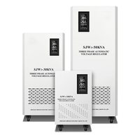 Source d'alimentation industrielle CNC haute précision 380 V, puissance 10 kVA, 30 kVA, 50 kVA, régulateur/stabilisateur de tension automatique triphasé AC