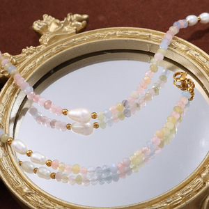 Collar de Perlas para Mujer, Uso Diario, Perlas Blancas, Joyería de Moda, Estilo Simple, Cadena de 80 cm de Largo - Product Image 3