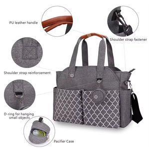 Tas Organizer Bayi Multifungsi Tahan Air, Kapasitas Besar, Bahan Polyester Awet untuk Perlengkapan Bayi, Tas Popok dan Kereta Dorong - Product Image 4