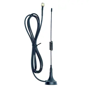 Magnetic Base 5-Section Extendable Digital TV FM Antenna For HD TV With TV Tuner