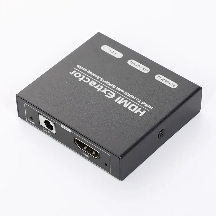 OEM ODM HDMI Audio Extractor desteği 3840*2160 @ 30Hz RGB 4:4:4 L/R ve SPDIF ses kod çözme standart standard 1.4 çıkarıcı