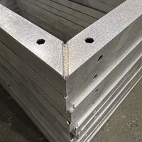 Support de base structurel pour équipement industriel robuste, cadre de soudage en tube carré d'aluminium découpé au laser de précision