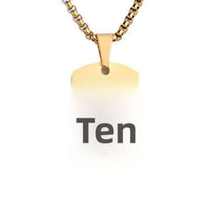 <span class=keywords><strong>Pendentif</strong></span> en acier inoxydable avec chaîne en bambou, style <span class=keywords><strong>militaire</strong></span> hip-hop personnalisé pour <span class=keywords><strong>homme</strong></span>, idéal pour les ventes transfrontalières. - Product Image 5