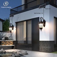 Lampe murale de balcon, LED ultra-lumineuse, étanche, pour extérieur, cour, entrée de villa, terrasse, style européen rétro, couloir