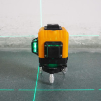 Niveau laser pour sols Green Beam 12 lignes 3D 360 degrés horizontal et vertical auto-nivelant avec télécommande