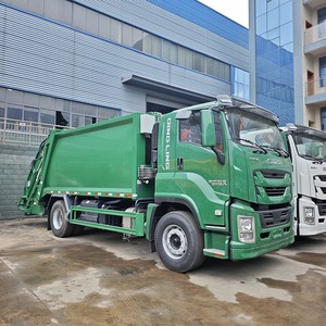 Camión Compactador de Basura Isuzu Giga 6X4, Diésel Verde, Transmisión Manual, EURO 5, Vehículo de Saneamiento Municipal - Product Image 1