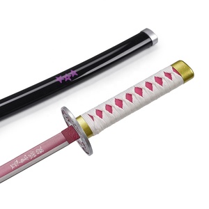 Espada Nichirin de 45 cm del Anime Japonés Demon Slayer, Réplica de Acero Inoxidable, Arma Samurái, Accesorio de <span class=keywords><strong>Cosplay</strong></span> de <span class=keywords><strong>Kanao</strong></span> <span class=keywords><strong>Tsuyuri</strong></span>, Juguete sin Afilar - Product Image 3