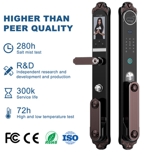 Cerradura Inteligente para Puerta de Villa de Lujo Europea, con Huella Dactilar de Aluminio, Reconocimiento Facial 3D, Electrónica, Impermeable IP65 - Product Image 2